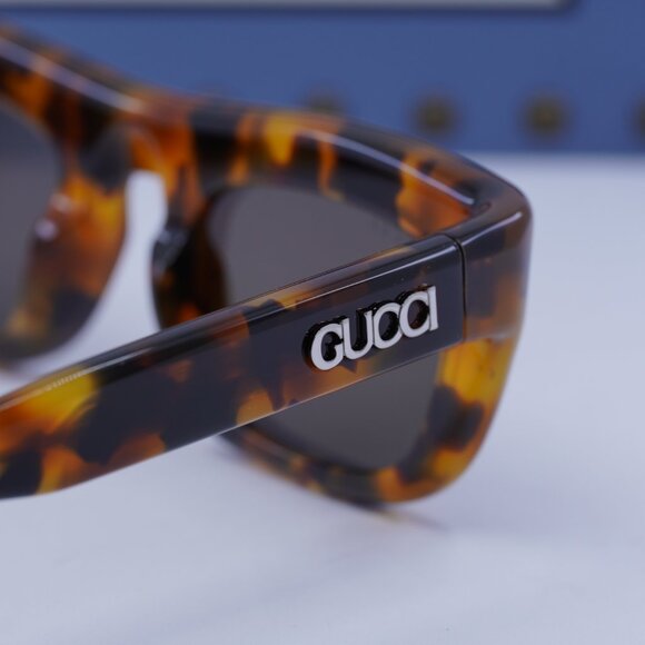 Gucci GG1777S 003 Square Sunglasses - Spotted Havana\\Brown